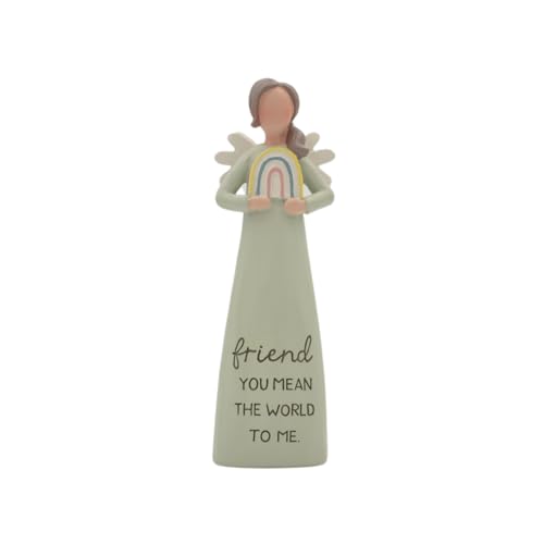 Blossom Bucket Friend Bright Blessings Engelsfigur, 13,3 cm hoch, Kunstharz von Blossom Bucket