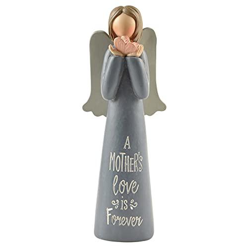 Blossom Bucket Mother Love' Angel W/Heart Deko für zu Hause von Feather & Grace