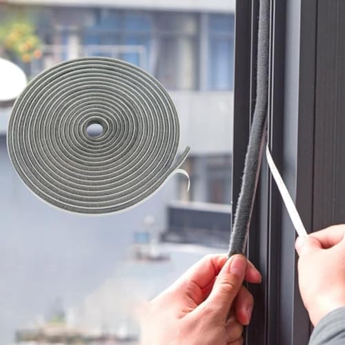 BLOSY 10M Bürstendichtung Selbstklebend 9x9MM, Dichtungsbürste Türbodendichtung Stoppen Sie Zugluft Staub Lärm Insekten, Hochdichter Türdichtung für Türen Schiebetür Fenster Garderobe, MT-9X9MMX10M-G BLOSY 10M Bürstendichtung Selbstklebend 9x9MM, Dichtungsbürste Türbodendichtung Stoppen Sie Zugluft Staub Lärm Insekten, Hochdichter Türdichtung für Türen Schiebetür Fenster Garderobe, MT-9X9MMX10M-G von Blosy
