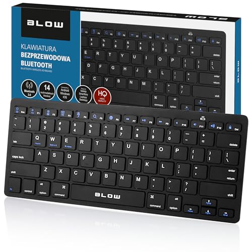 Blow BK100 Bluetooth 3.0 Tastatur Wireless Keyboard UK Layout Handy Tablet Slim Design von Blow