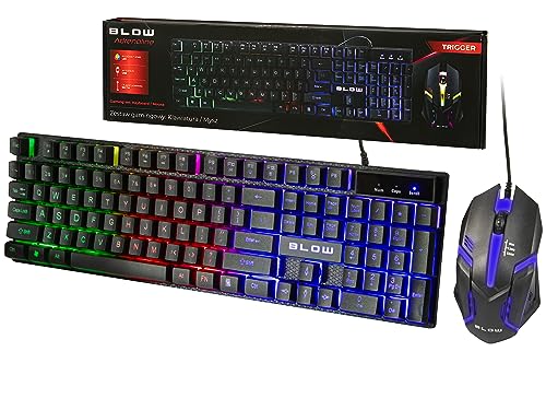 Gaming Set Tastatur Maus LED Maus von Blow