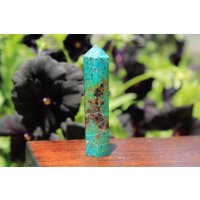 Stein Der Stärkung Chrysocolla Punkt , Spirit Communication Sorgen Edelstein von BlowingOnDandelion