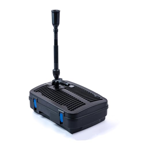 BluGarda BluFilter 2011-3-in-1 Teichpumpe mit Filter - Teichfilteranlage & UV-C Filter - Für Fischteich & Kleine Teiche - Filterpumpe Komplettset - 2.000 L/h - 11W UVC Klärer Lampe BluGarda BluFilter 2011-3-in-1 Teichpumpe mit Filter - Teichfilteranlage & UV-C Filter - Für Fischteich & Kleine Teiche - Filterpumpe Komplettset - 2.000 L/h - 11W UVC Klärer Lampe von BluGarda