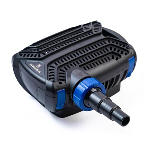 BluGarda BluFlow 10.000 - Energiesparende Teichpumpe - 10.000 Liter/Stunde, 80 Watt - Filterpumpe & Bachlaufpumpe - Ideal für Gartenteich, Fischteich, Springbrunnen & Wasserfall von BluGarda