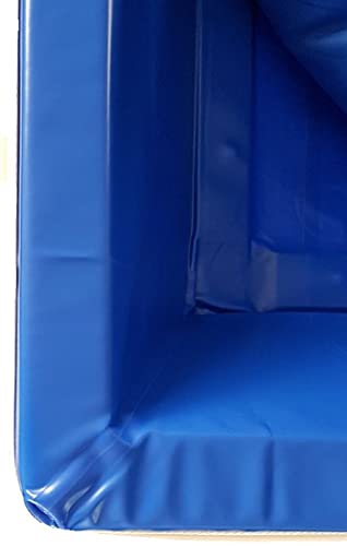 BluTimes Sicherheitswanne Softsideliner für Softside-Wasserbetten - in verschiedenen Größen, Größe Wasserbett:100x220 von BluTimes