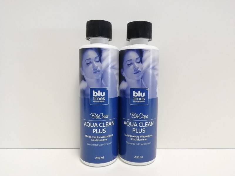 BluTimes, Wasserbett Mehrbereichs-Wasserbett-Konditionierer - Aqua Clean Plus, (Spar-Set, 2-tlg., 2 x 250 ml) von BluTimes