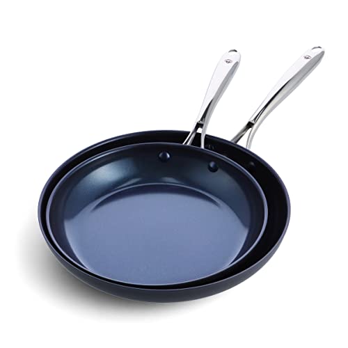 Blue Diamond Cookware Bratpfannen-Set, 25,4 cm und 30,5 cm, harteloxiert, gesunde Keramik, antihaftbeschichtet, PFAS- und PFOA-frei, spülmaschinen- und ofenfest, gleichmäßige Erwärmung Blue Diamond Cookware Bratpfannen-Set, 25,4 cm und 30,5 cm, harteloxiert, gesunde Keramik, antihaftbeschichtet, PFAS- und PFOA-frei, spülmaschinen- und ofenfest, gleichmäßige Erwärmung von Blue Diamond