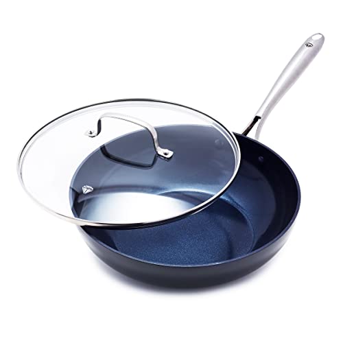 Blue Diamond Cookware CC006151-001 Harteloxiert Giftfreie Keramik-Antihaftbeschichtung, Blau von Blue Diamond