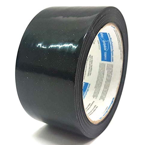 Bauklebeband, schwarz, starkes PE-Klebeband, zum Verbinden von PVC- und Polyethylen-Folien, 50 mm x 20 m von Blue Dolphin