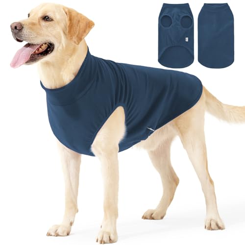 Warme Winterweste für Hunde, 4-Wege-Stretch, Fleece-Jacke, Schlafanzug, Haustierpullover, für kaltes Wetter, Haustierkleidung für Samll Meidum große Hunde, Größe L, Türkis Warme Winterweste für Hunde, 4-Wege-Stretch, Fleece-Jacke, Schlafanzug, Haustierpullover, für kaltes Wetter, Haustierkleidung für Samll Meidum große Hunde, Größe L, Türkis von Blue Dream Island