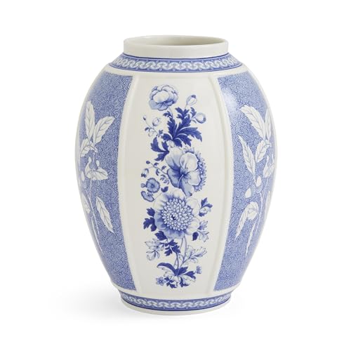 Blue Italian Britische Blumenvase von Blue Italian
