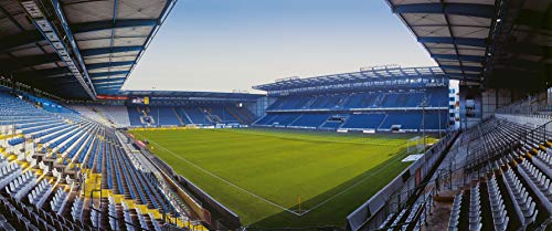 Bielefeld Stadion Panorama – Poster 240 x 100 cm – hochwertiger FineArtPrint von Blue-Letter