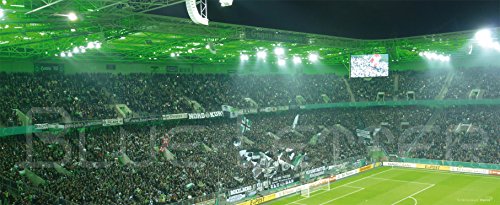 Blue-Letter Mönchengladbach FANS – Poster 120 x 50 cm – hochwertiger FineArtPrint von Blue-Letter