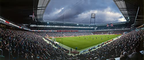 Blue-Letter Stadionposter Bremen – 240 x 100 cm – hochwertiger FineArtPrint (240 x 100 cm) von Blue-Letter