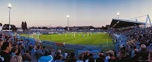 Chemnitz Stadion Panorama – Poster 120 x 50 cm – hochwertiger FineArtPrint von Blue-Letter