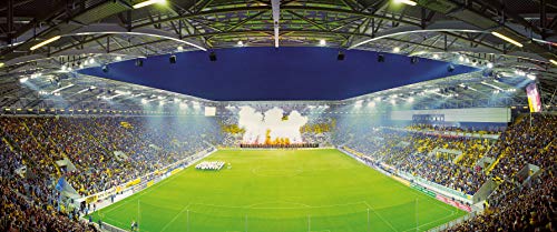 Dresden Stadion Panorama - Poster 120 x 50 cm - hochwertiger FineArtPrint von Blue-Letter