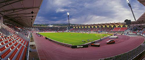 Erfurt Stadion 2016 Panorama – Poster 240 x 100 cm – hochwertiger FineArtPrint von Blue-Letter