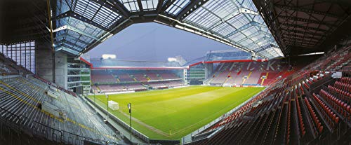 Kaiserslautern Stadion Panorama – Poster – hochwertiger FineArtPrint (120 x 50 cm) von Blue-Letter
