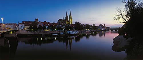 Regensburg Skyline Panorama – Poster 120 x 50 cm – hochwertiger FineArtPrint Regensburg Skyline Panorama – Poster 120 x 50 cm – hochwertiger FineArtPrint von Blue-Letter