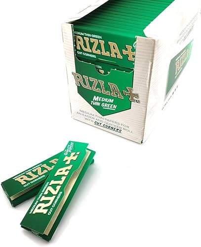 Rizla Zigarettenpapier, Normalgröße, Grün, 20 Packungen von Rizla