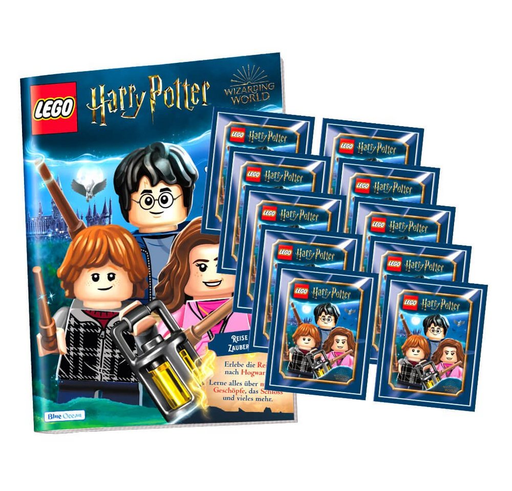 Blue Ocean Sticker Blue Ocean LEGO Harry Potter Sticker Serie 1 (2023) - 1 Album + 10, (Set), LEGO Harry Potter Sticker 2023 - 1 Album + 10 Tüten Sammelsticker von Blue Ocean