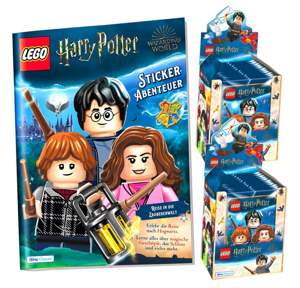 Blue Ocean Sticker Blue Ocean LEGO Harry Potter Sticker Serie 1 (2023) - 1 Album + 2, (Set), LEGO Harry Potter Sticker 2023 - 1 Album + 2 Display Sammelsticker von Blue Ocean