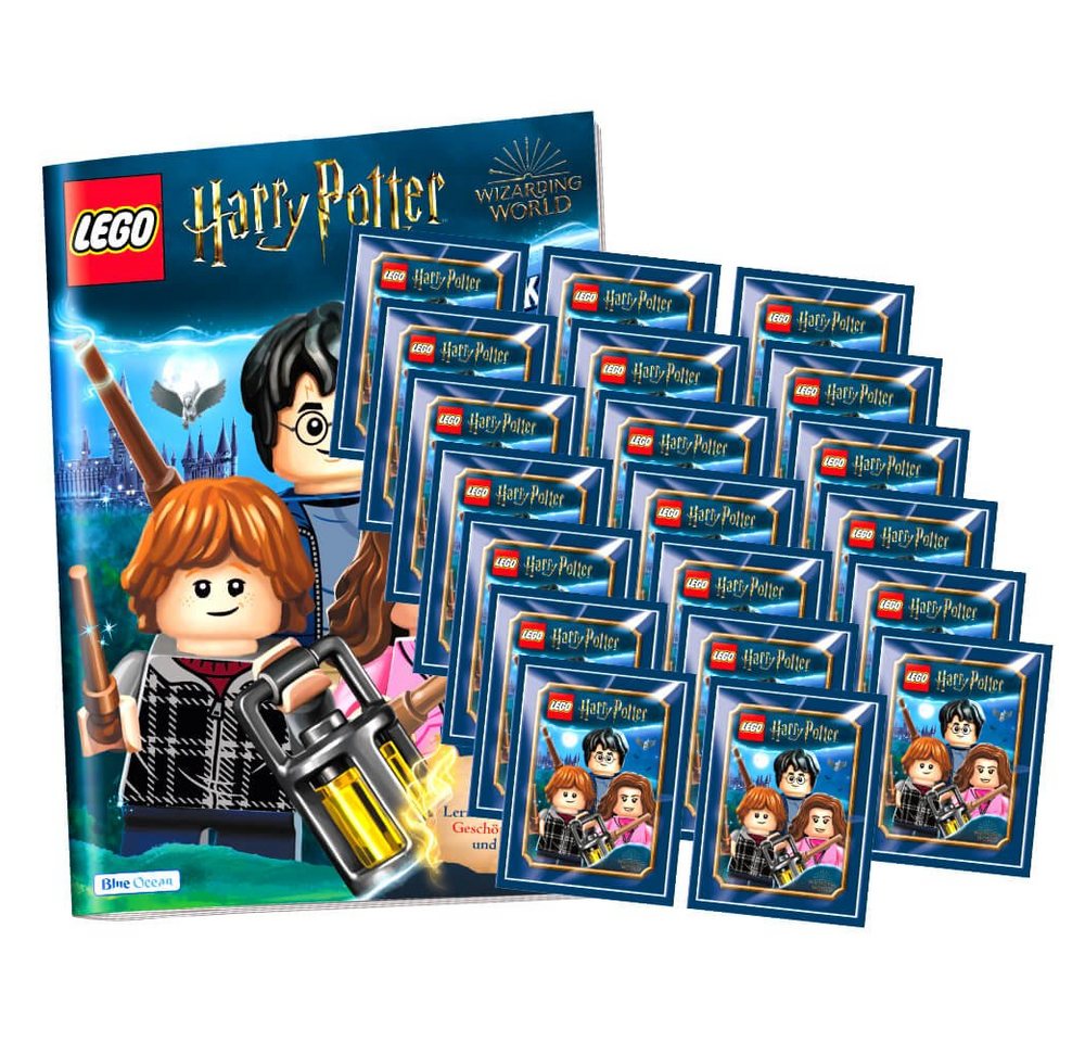 Blue Ocean Sticker Blue Ocean LEGO Harry Potter Sticker Serie 1 (2023) - 1 Album + 20, (Set), LEGO Harry Potter Sticker 2023 - 1 Album + 20 Tüten Sammelsticker von Blue Ocean