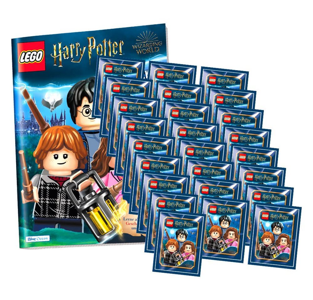 Blue Ocean Sticker Blue Ocean LEGO Harry Potter Sticker Serie 1 (2023) - 1 Album + 25, (Set), LEGO Harry Potter Sticker 2023 - 1 Album + 25 Tüten Sammelsticker von Blue Ocean