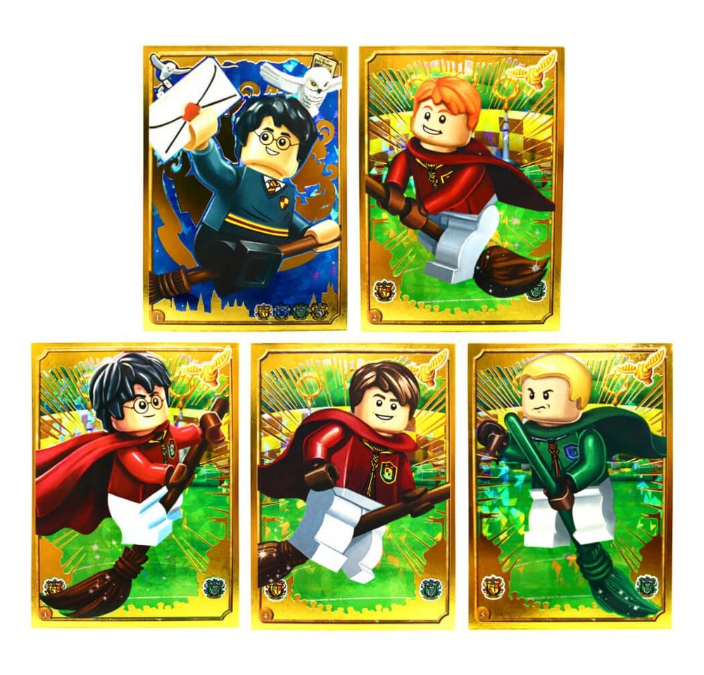 Blue Ocean Sticker Blue Ocean LEGO Harry Potter Sticker Serie 1 (2023) Sammelsticker -, (Set), LEGO Harry Potter Sticker 2023 - Gold Karte 1 bis 5 von Blue Ocean