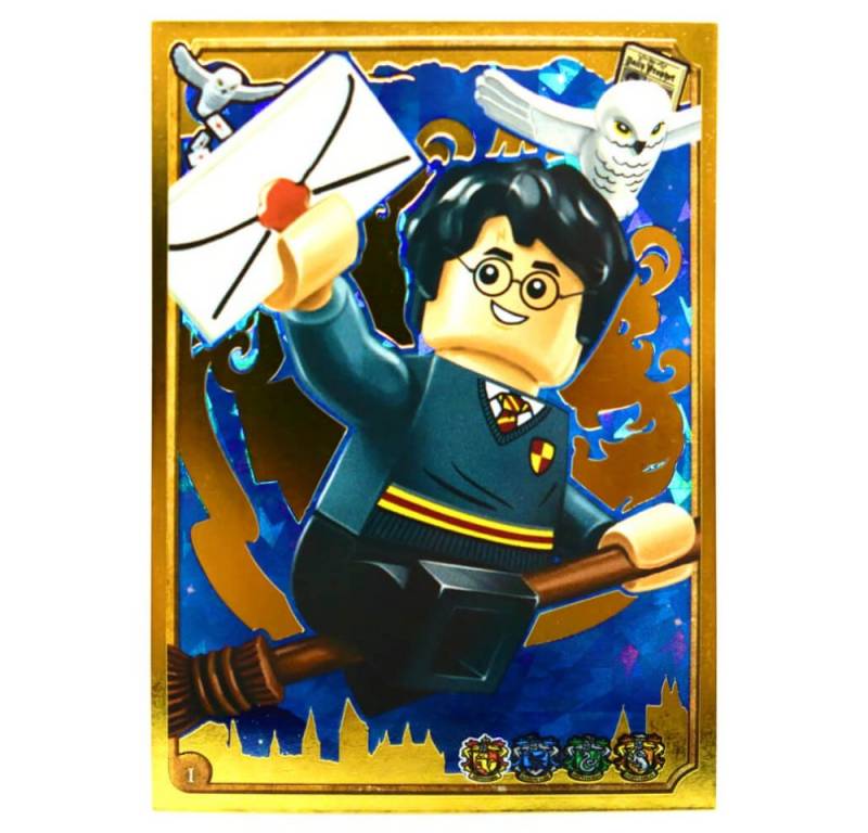 Blue Ocean Sticker Blue Ocean LEGO Harry Potter Sticker Serie 1 (2023) Sammelsticker -, (Set), LEGO Harry Potter Sticker 2023 - Gold Karte 1 von Blue Ocean