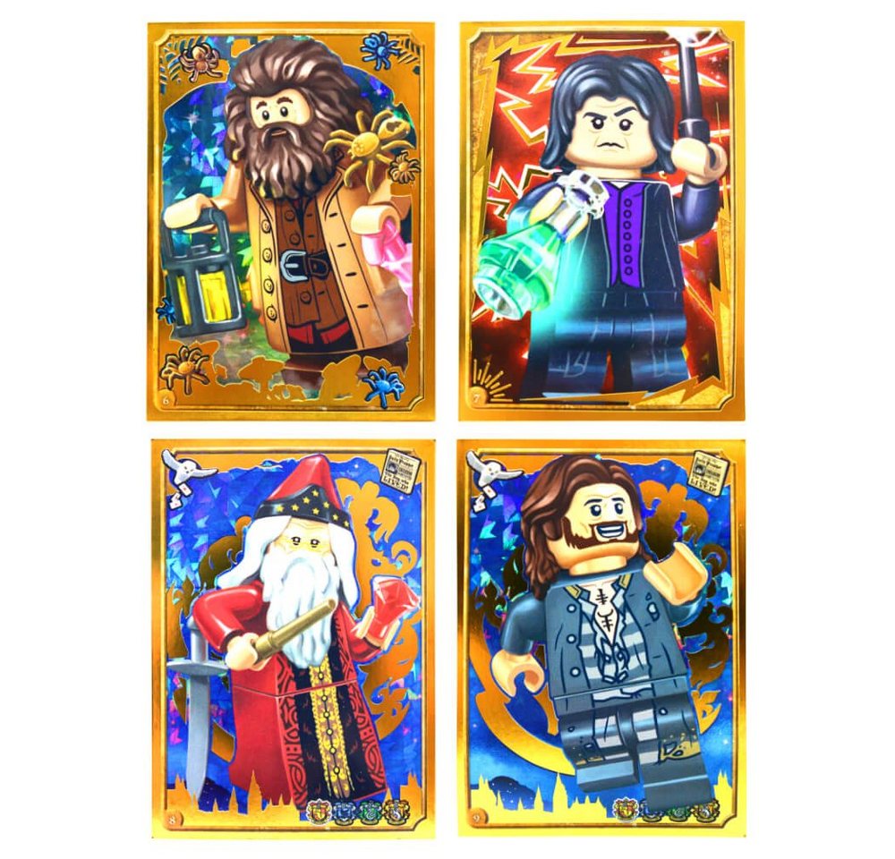 Blue Ocean Sticker Blue Ocean LEGO Harry Potter Sticker Serie 1 (2023) Sammelsticker -, (Set), LEGO Harry Potter Sticker 2023 - Gold Karte 6 + 7 + 8 + 9 von Blue Ocean