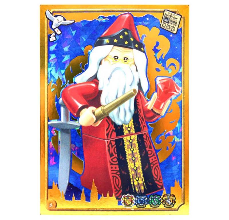 Blue Ocean Sticker Blue Ocean LEGO Harry Potter Sticker Serie 1 (2023) Sammelsticker -, (Set), LEGO Harry Potter Sticker 2023 - Gold Karte 8 von Blue Ocean