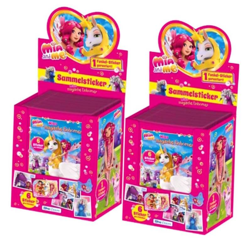 Blue Ocean Sticker Mia and Me Sticker - Mias magische Einhörner 2023 - 2 Display Sammelst, (Set), Mias magische Einhörner - 2 Display von Blue Ocean