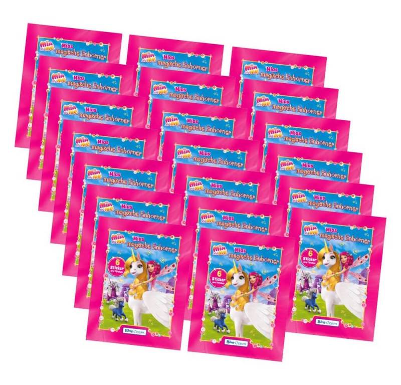 Blue Ocean Sticker Mia and Me Sticker - Mias magische Einhörner 2023 - 20 Tüten Sammelsti, (Set), Mias magische Einhörner Sammelsticker - 20 Tüten von Blue Ocean