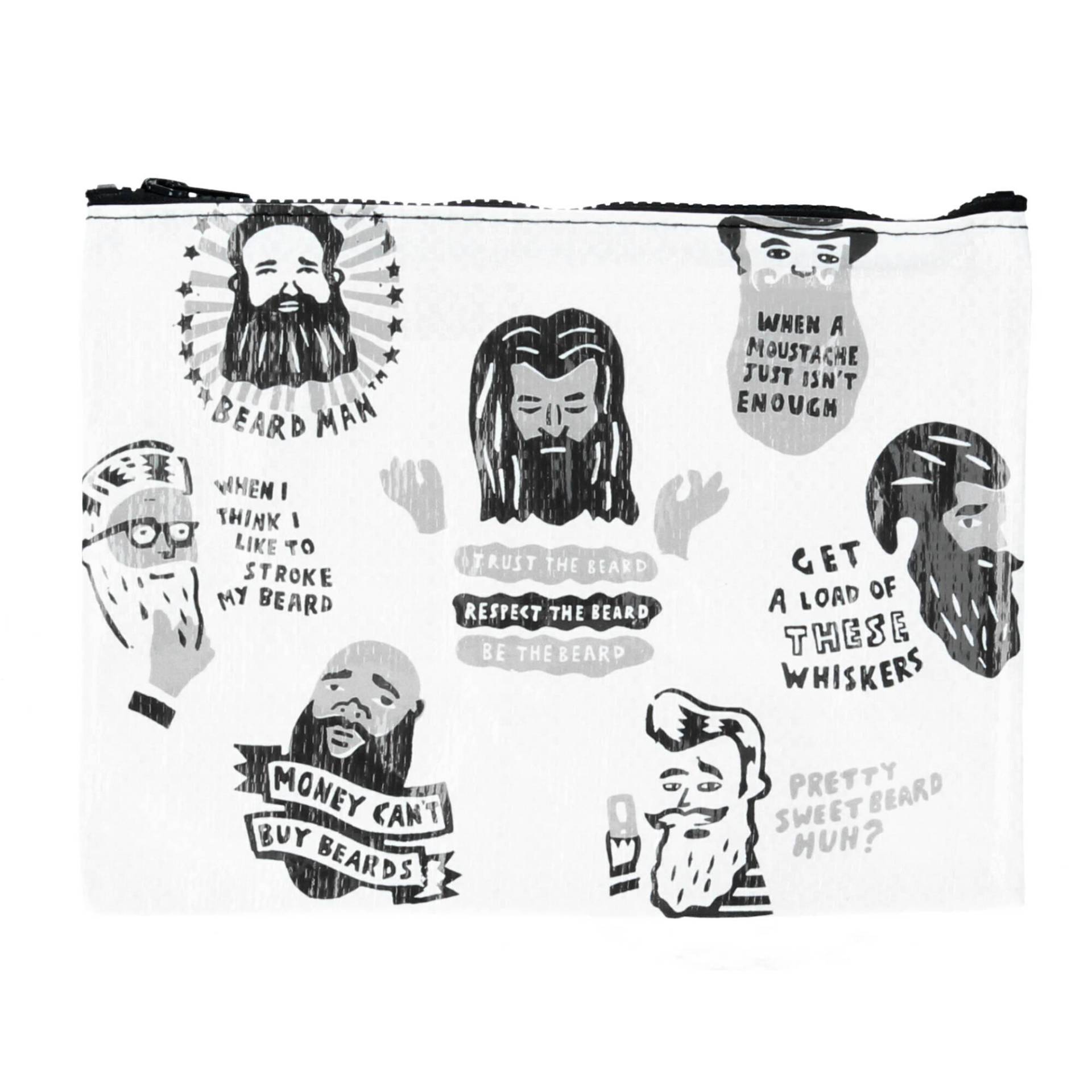 Blue-Q Zipper Pouch Kosmetiktasche Beards Recycling Blue-Q Zipper Pouch Kosmetiktasche Beards Recycling von Blue Q