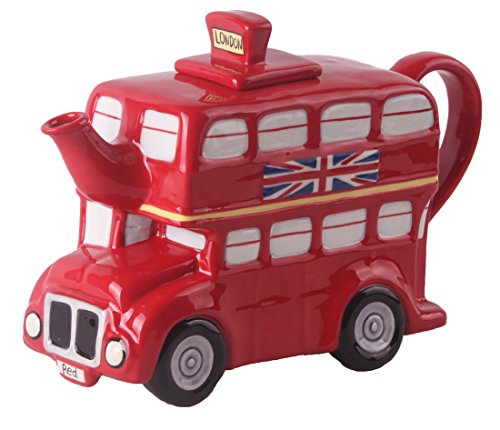 Blue Sky London Bus Teekanne aus Keramik, mehrfarbig von Blue Sky Ceramic