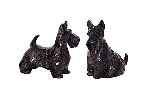 17776 Puppy Dog Scottish Terrier Scottie Salz- und Pfefferstreuer Keramik von Blue Sky Clayworks