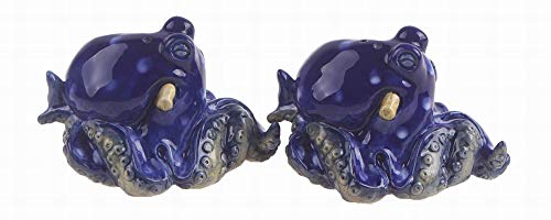 Blue Sky Clayworks 16090 Blue Octopus Salz und Pfeffer, 2 Stück von Blue Sky Clayworks