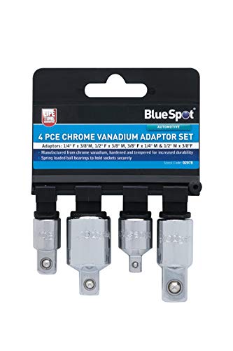 Blue Spot 02078 Adapter Set Chrome Vanadium (4 Stück) von Blue Spot Tools