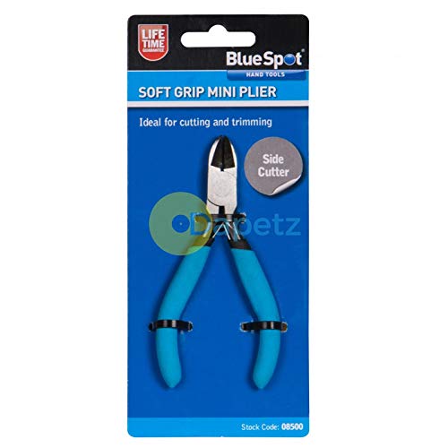 Blue Spot 08500 Mini-Seitenschneider Zange mit getaucht Griff – Blau von Blue Spot Tools