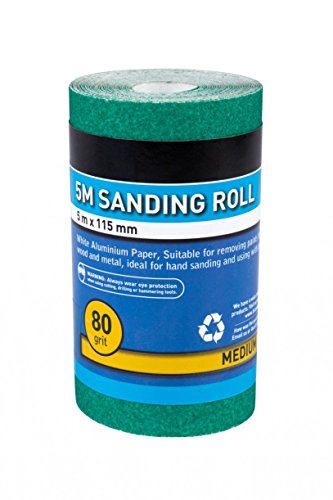 Blue Spot 19858 5mtr 115mm Sanding Roll 80 Grit von Blue Spot Tools