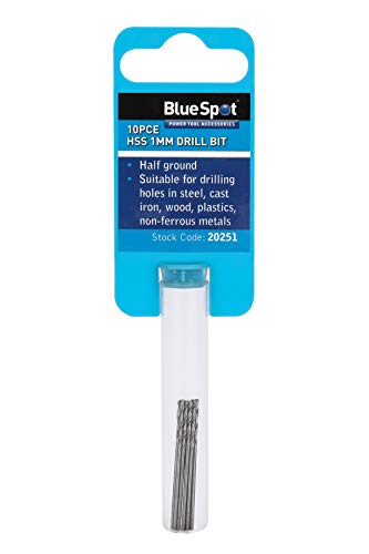 Blue Spot 20251 HSS-Bohrer-Set, 1 mm, silberfarben Blue Spot 20251 HSS-Bohrer-Set, 1 mm, silberfarben von Blue Spot Tools