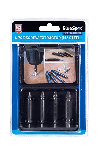 Blue Spot 22305 Schraubenausdreher (M2-Stahl), 4 Stück von Blue Spot Tools