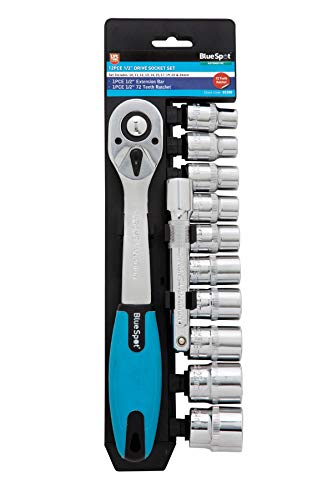 Blue Spot Steckschlüssel, 12,7 mm, 9 Teile von Blue Spot Tools