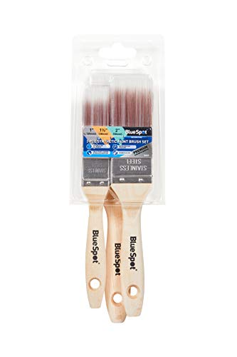 Blue Spot Tools, Pinselset Kunsthaar Schwarz 1 Zoll 3,8 cm 5,1 cm von Blue Spot Tools