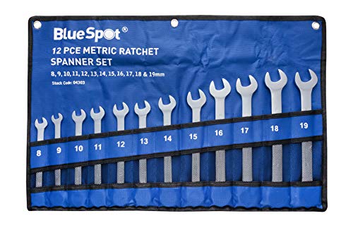 BlueSpot Tools 04303 Metrischer Ratschenschlüsselsatz von Blue Spot Tools