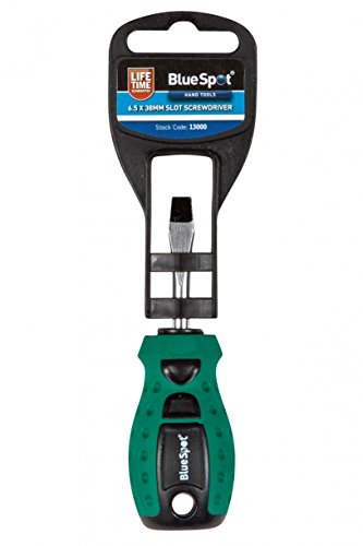 Blue Spot Tools 13000 Schlitzschraubendreher, grün, 6,5 x 38 mm Blue Spot Tools 13000 Schlitzschraubendreher, grün, 6,5 x 38 mm von Blue Spot Tools