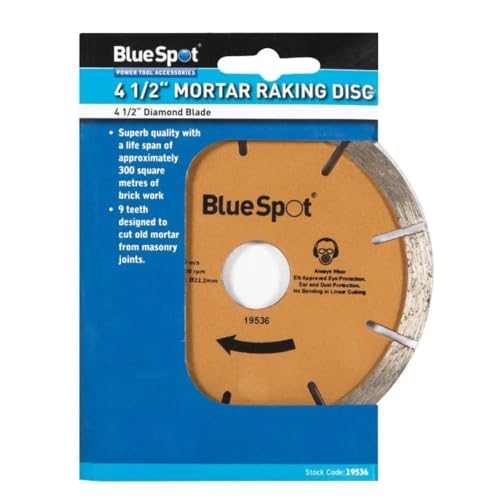 Blue Spot Tools 19536 1,4 cm Mörtel Rechen Scheibe von Blue Spot Tools