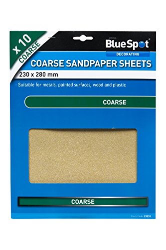 Blue Spot Tools 19855 Schleifpapier grob, schwarz, 230 x 280 mm von Blue Spot Tools