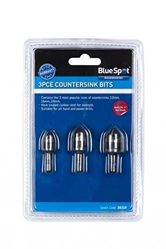 Blue Spot Tools 20310 Senkbohrer, 6 mm, 3 Stück von Blue Spot Tools